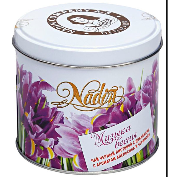Чай Nadin Музыка весны черный крупнолистовой с добавками с ароматом апельсина и черимойи 50 гр
Чай Nadin Музыка весны черный крупнолистовой с добавками с ароматом апельсина и черимойи 50 гр