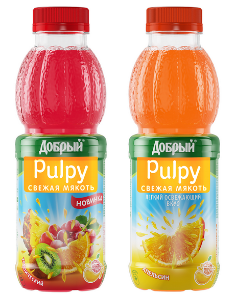Освежающий сокосодержащий напиток PULPY Тропический выходит на российский рынок