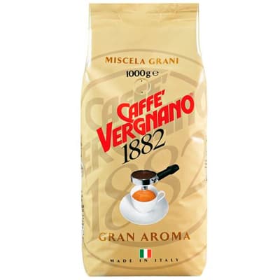 Кофе Vergnano Gran Аroma в зернах 1 кг
