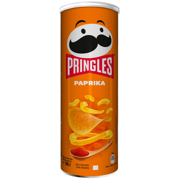 Чипсы Pringles паприка 165 гр