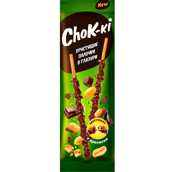 Палочки в глазури Altey Choki-ki с арахисом 40 гр
