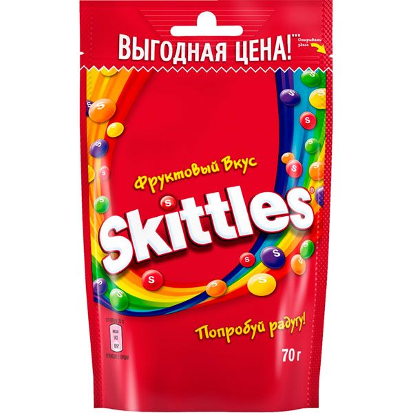 Драже Skittles Фрукты 70 гр