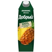 Нектар Добрый ананас-яблоко 1 литр
