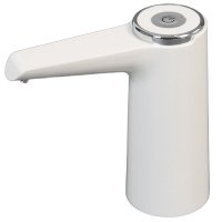 Помпа Aqviol EP-06 электрическая на аккумуляторе с USB-адаптером для 19л бутылей, белая