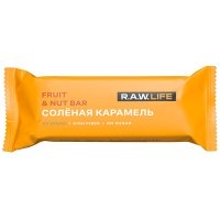 Батончик R.A.W. LIFE орехово-фруктовый Соленая карамель 47 гр