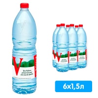 Вода Vittel 1.5 литра, без газа, пэт, 6 шт. в уп.