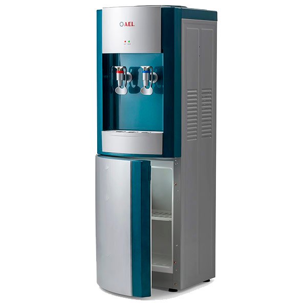 Кулер AEL LD-28 C маренго/серебристый (шкафчик 13 литров)