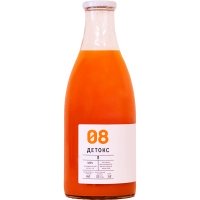 Сок Детокс №08 Морковь 1 литр, стекло
