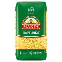 Вермишель Makfa паутинка 450 гр