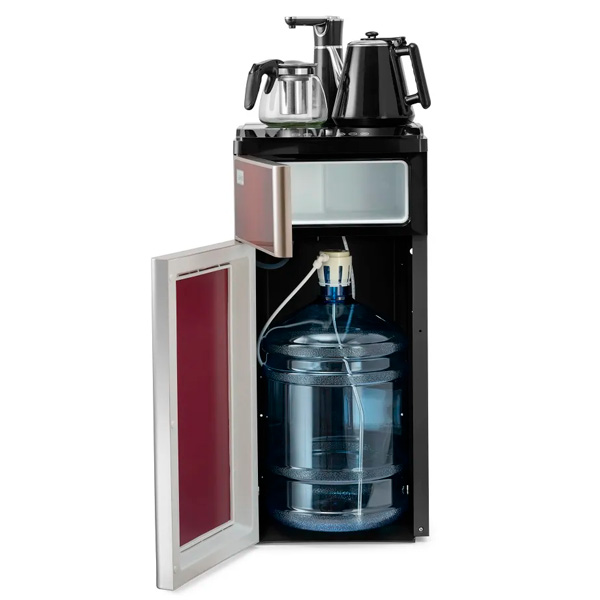 Кулер с чайным столиком Тиабар Vatten L50RFAT, красный (шкафчик 5 литров)