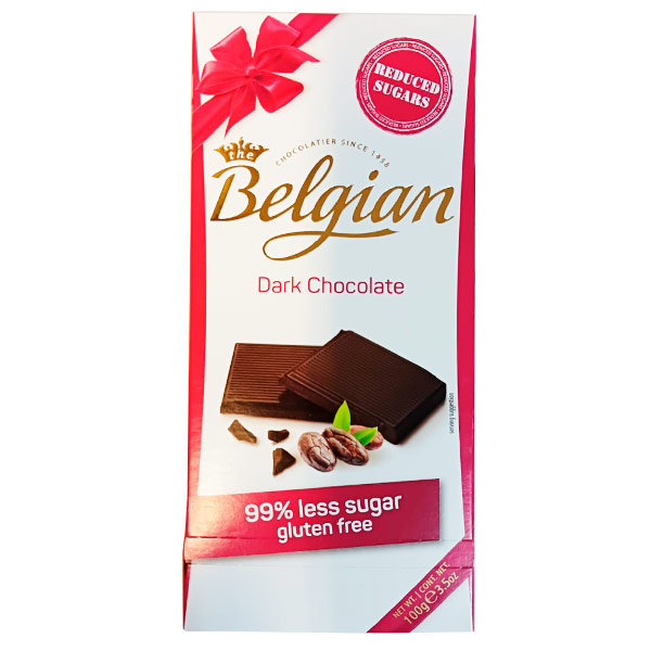 Шоколад The Belgian горький без сахара 100 гр