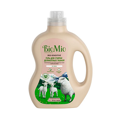 Гель для стирки Bio Mio деликатных тканей без запаха 1,5 литра