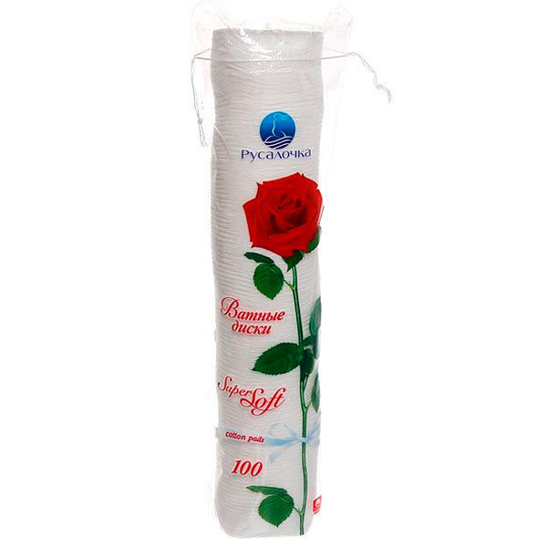 

Ватные диски Русалочка Super Soft 100 шт