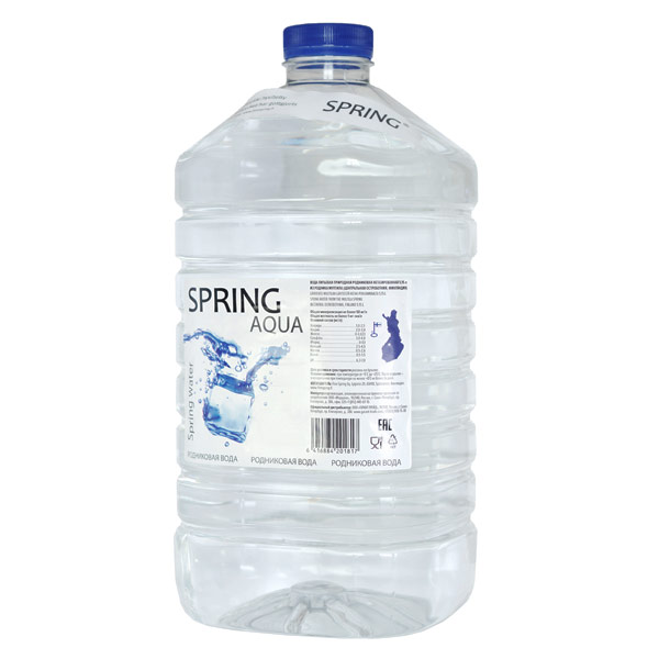Вода Spring Aqua 5,15 литров - фото 1