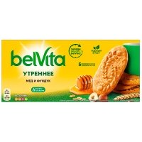 Печенье belVita утреннее мед и фундук 225 гр