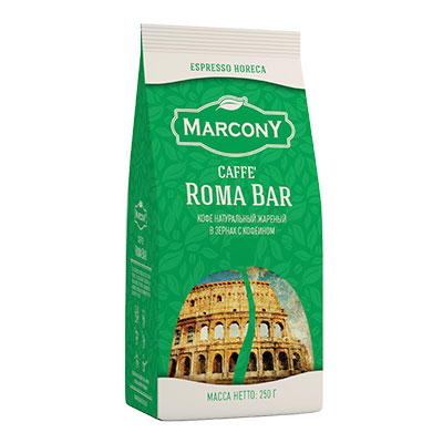 

Кофе Marcony Roma Bar зерно в/у 250 гр