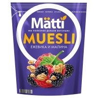 Мюсли Matti Малина и ежевика 250 гр