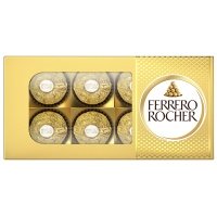 Конфеты Ferrero Rocher хрустящие из молочного шоколада 75 гр