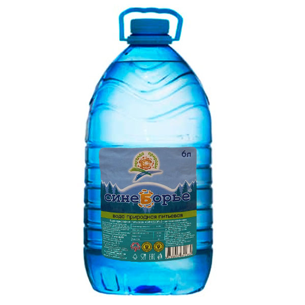 

Вода Синеборье 6 литров, 2 шт. в уп.