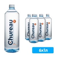 Вода минеральная Chureau 1 литр, без газа, пэт, 6 шт. в уп.