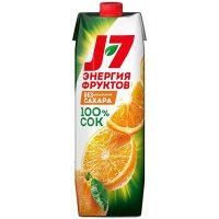 Апельсиновый сок J7 / Джей Севен с мякотью 0.97 литра