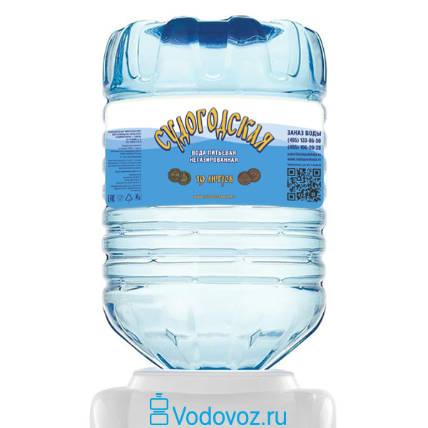 Вода Судогодская 19 литров в одноразовой таре