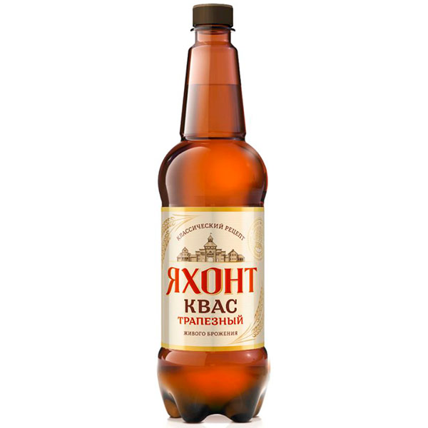 Квас Яхонт Трапезный 1.35 литра, пэт, 6 шт. в уп.