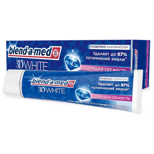 Зубная паста Blend-a-med 3D white бодрящая свежесть 100 мл