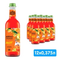 Напиток Абрау Винонад Аперитив Спритц 0.375 литра, газ, стекло, 12 шт. в уп.