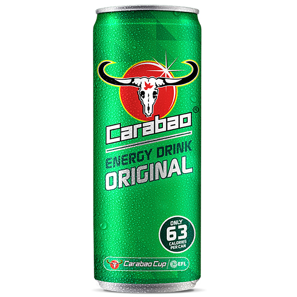 Энергетический напиток Carabao 0,33 литра, ж/б, 12 шт. в уп.