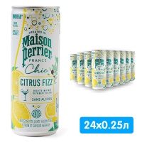 Напиток Maison Perrier Chic Citrus Fizz Цитрус 0.25 литра, газ, ж/б, 24 шт. в уп.