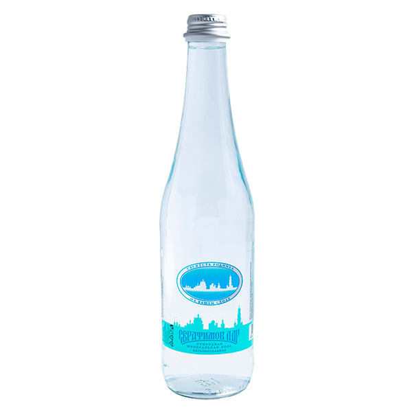 Вода Серафимов Дар 0,5 литра, без газа, стекло, 12 шт. в уп.