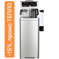 Кулер с чайным столиком Тиабар Ecotronic TB44-LE серебристый (шкафчик 7 литров)