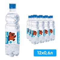 Вода Воргольская Vorgol Союзмультфильм 0.6 литра, без газа, пэт, 12 шт. в уп.