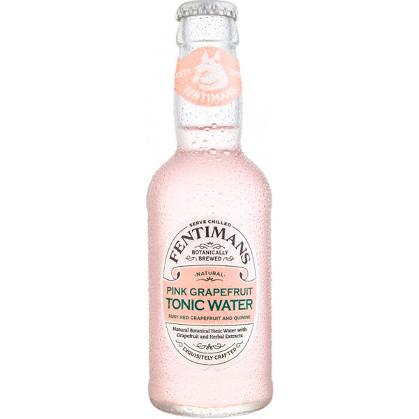 Напиток Fentimans Pink Grapefruit Tonic Water Тоник Розовый Грейпфрут 0.2 литра, газ, стекло, 24 шт. в уп