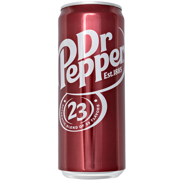 Dr.Pepper / Доктор Пеппер Classic 0.33 литра, ж/б, 24 шт. в уп.