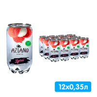 Напиток Aziano со вкусом Личи 0.35 литра, слабогазированный, пэт, 12 шт. в уп. Напиток Aziano со вкусом Личи 0.35 литра, слабогазированный, пэт, 12 шт. в уп.