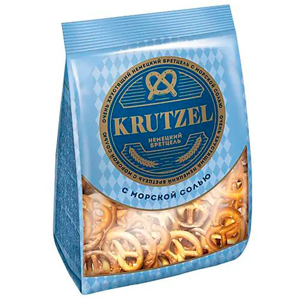 Крендельки Krutzel с морской солью 250 гр