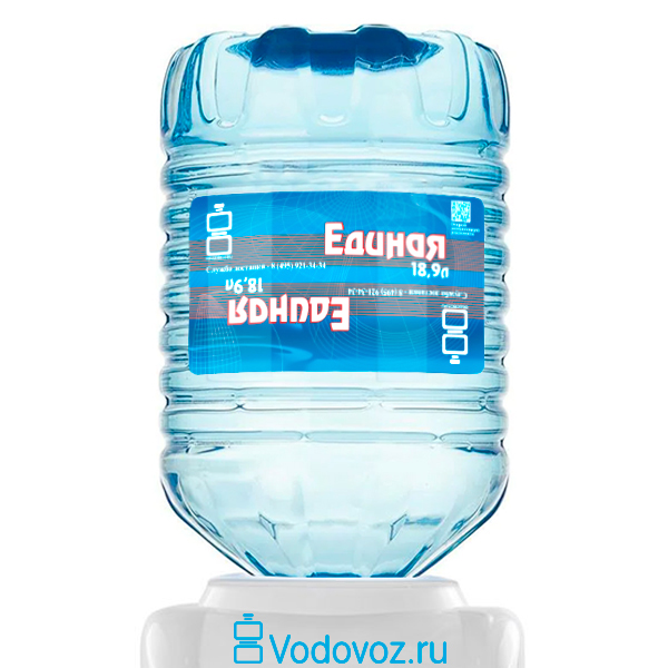 Вода Единая 18.9 литров в одноразовой таре - фото 1