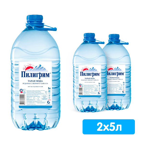 Вода Пилигрим 5 литров, 2 шт. в уп.