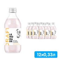 Лимонад Star Bar Craft Лимонад японская груша-белая хризантема 0.33 литра, газ, стекло, 12 шт. в уп.