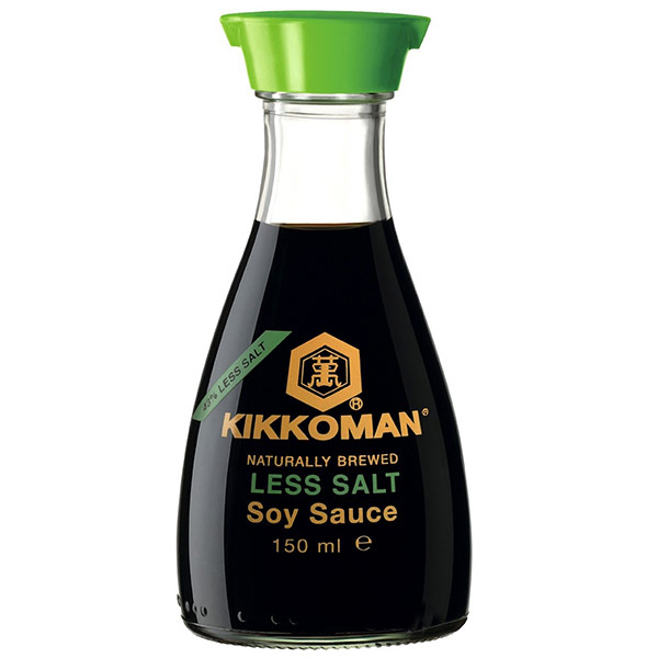 Соевый соус Kikkoman лёгкий с пониженным содержанием соли 150 мл
