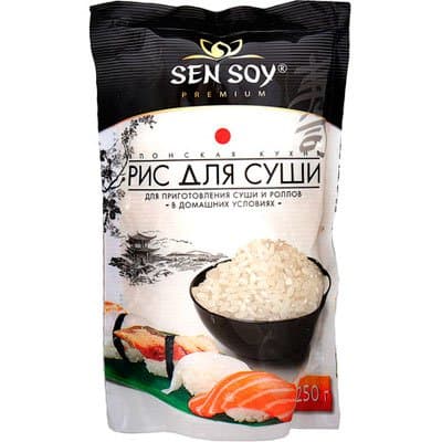 Рис для суши Sen Soy 250гр - фото 1
