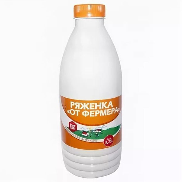 Ряженка От Фермера 3,2% БЗМЖ 0.9 литра