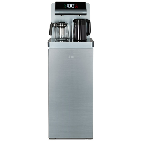 Кулер с чайным столиком Тиабар Ecotronic TB24-LNR серый (шкафчик 7 литров)