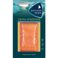 Семга Русское море филе-кусок слабосоленая 200 гр