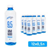 Вода Белые Облака 0.5 литра, без газа, пэт, 12 шт. в уп.