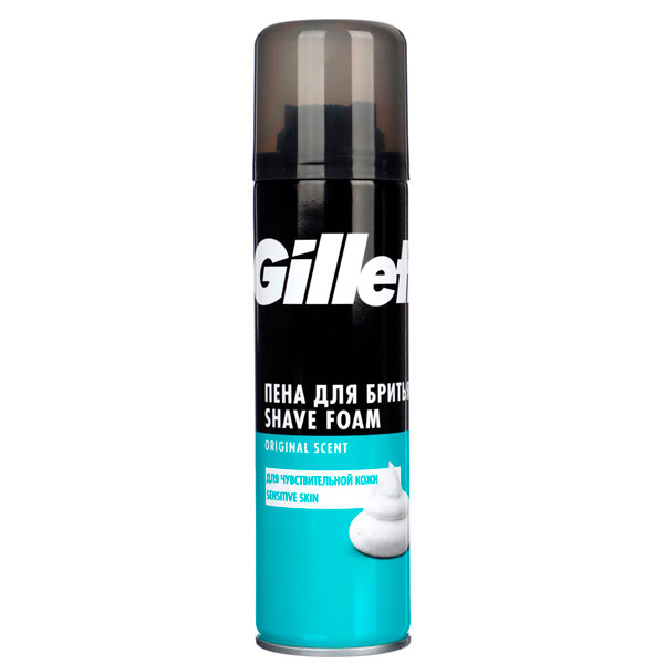 Пена для бритья Gillette для чувсвительной кожи 200 мл