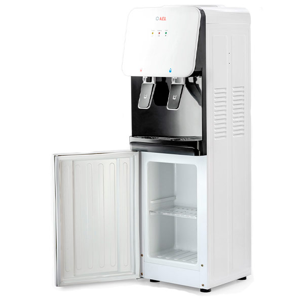 Кулер AEL LС-AEL-85 C белый/черный (шкафчик 7 литров)