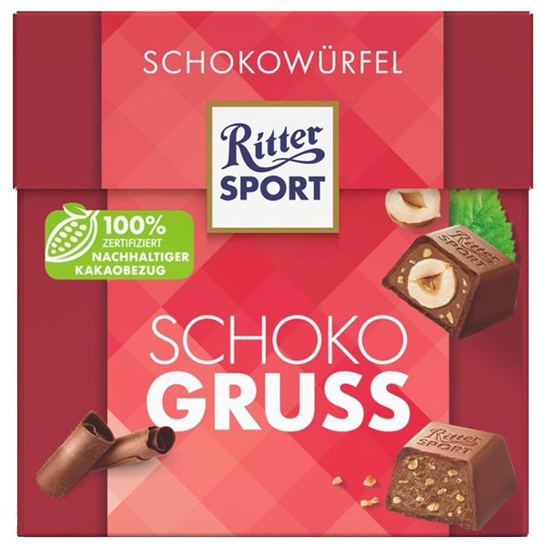 Набор конфет Ritter Sport Shoko Gruss молочный шоколад 176 гр
